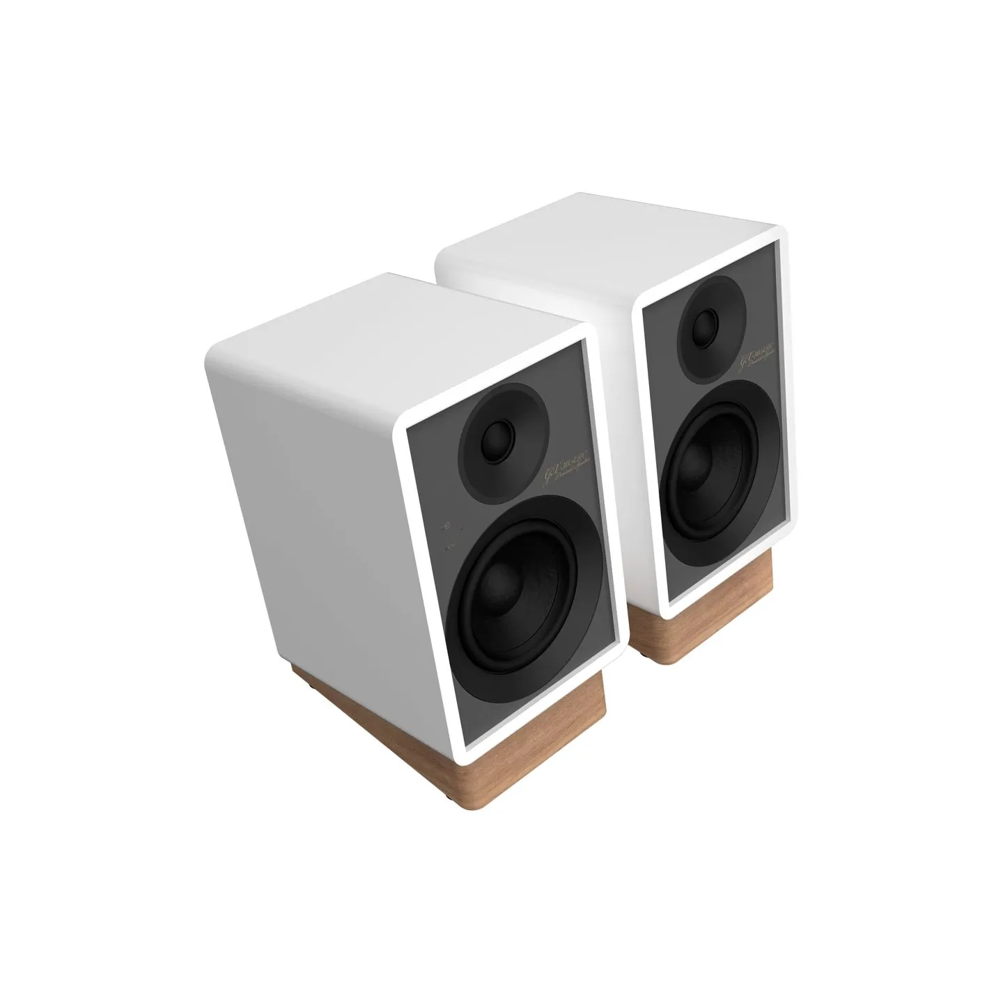 Onkyo Creator Series GX-30ARC Powered Speakers, White, pair