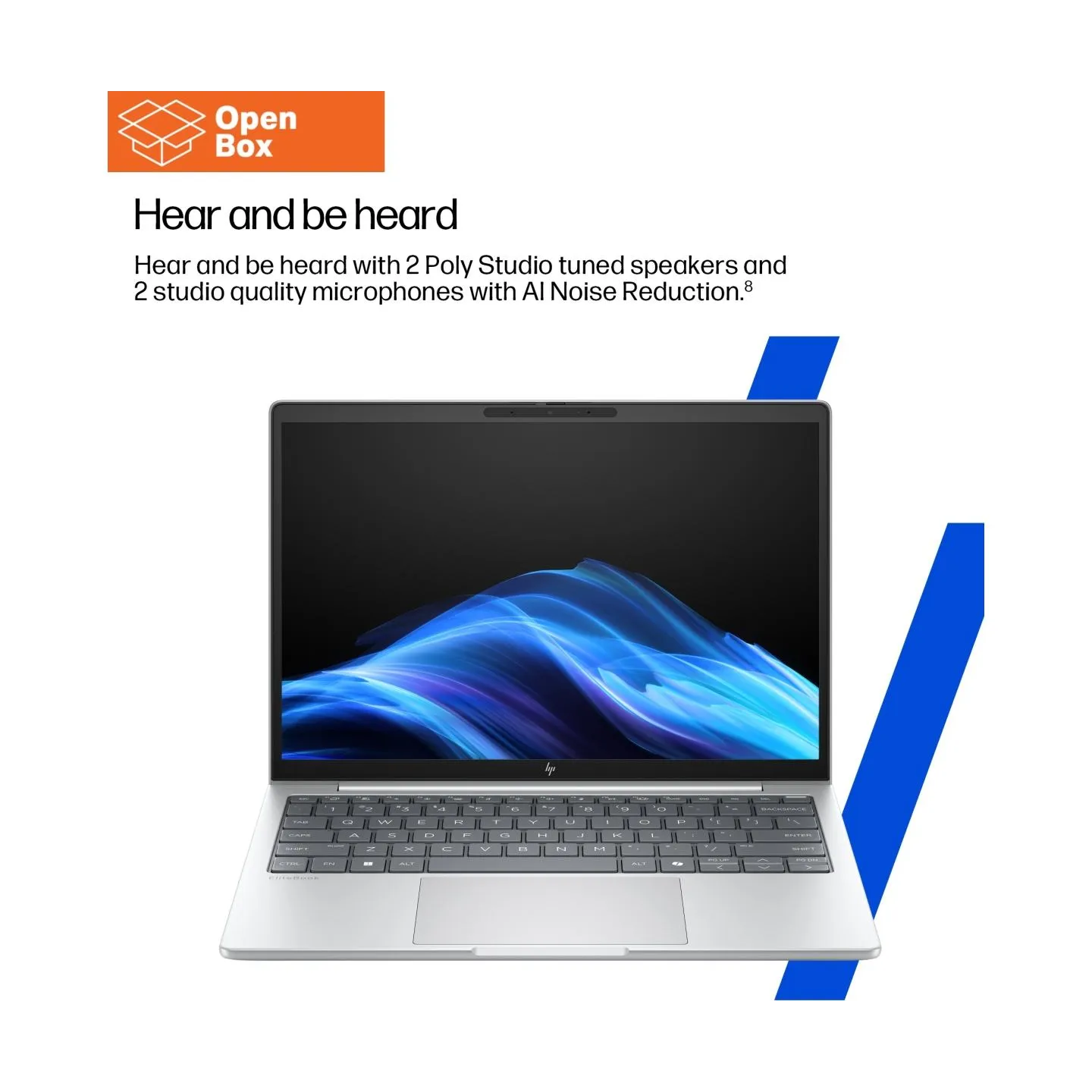 HP  EliteBook 8 G1i 16 - OPENBOX - Ultra 7-255U, 16GB, 512GB SSD, 16 WUXGA 300-nit AG, 5MP IR cam, WWAN-ready, Smartcard, FPR, U
