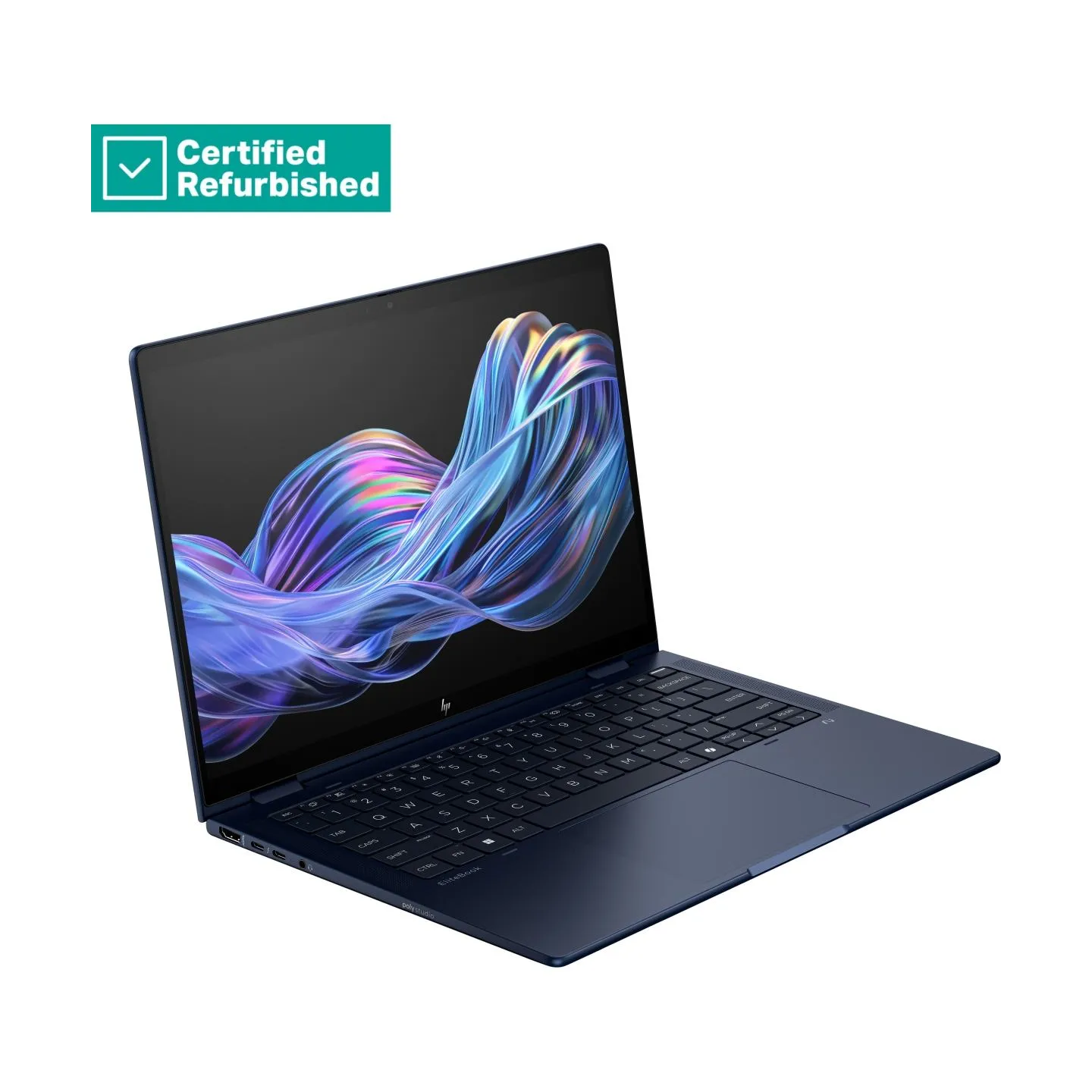 HP RENEW SILVER HP EliteBook X Flip G1i AI 14 - Ultra 7-256V, 16GB, 1TB SSD, 14 WUXGA 400-nit AG, 5MP IR cam, FPR, UK/Italian ba
