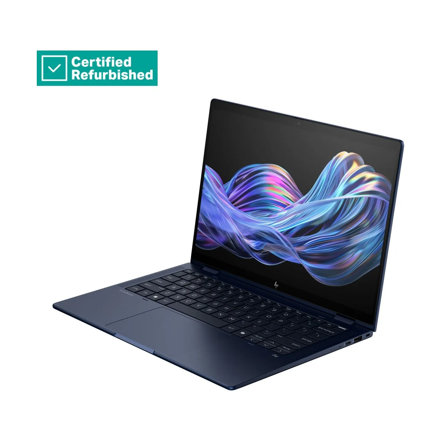 HP RENEW SILVER HP EliteBook X Flip G1i AI 14 - Ultra 7-256V, 16GB, 1TB SSD, 14 WUXGA 400-nit AG, 5MP IR cam, FPR, UK/Italian ba