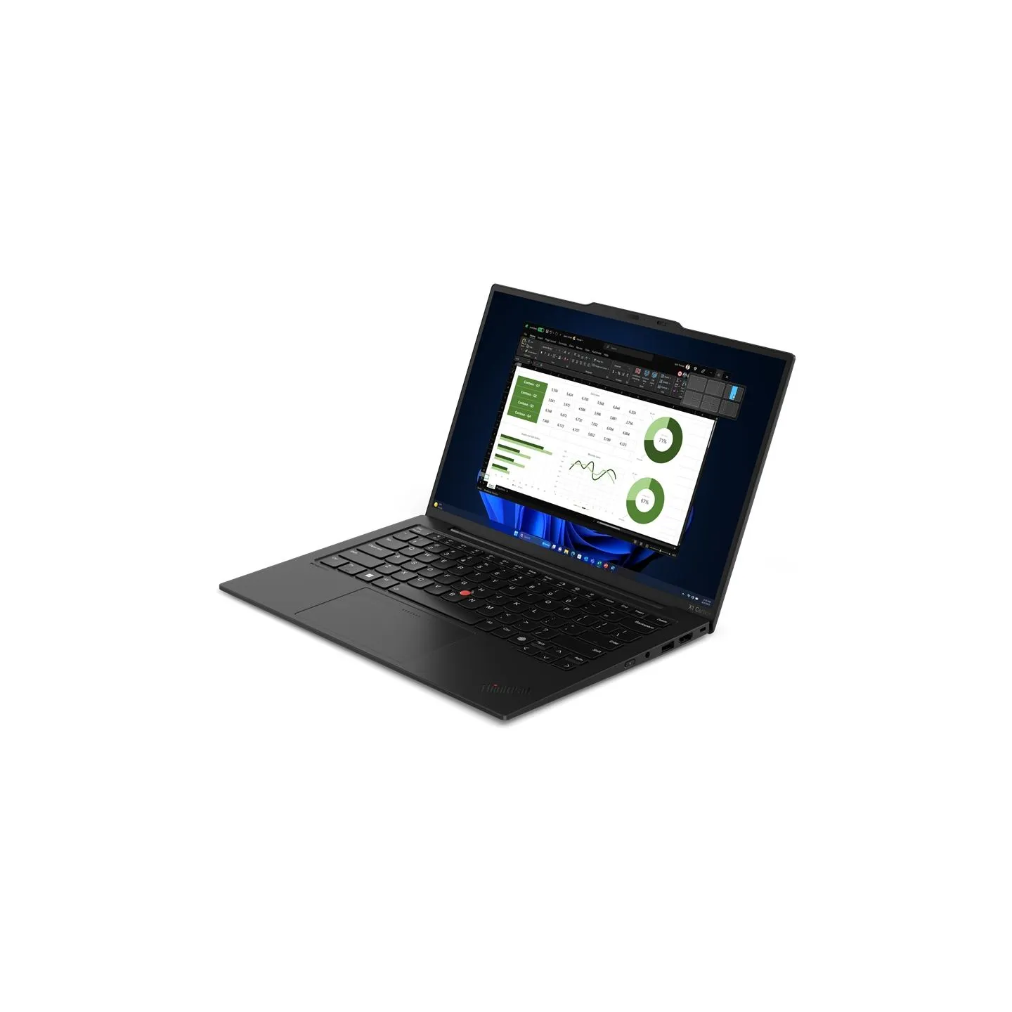 Lenovo ThinkPad X1 CARBON Gen 12 Core™ Ultra 5 125U 512GB SSD 16GB 14" (1920x1200) WIN11 Pro BLACK Backlit Keyboard FP Reader 1 