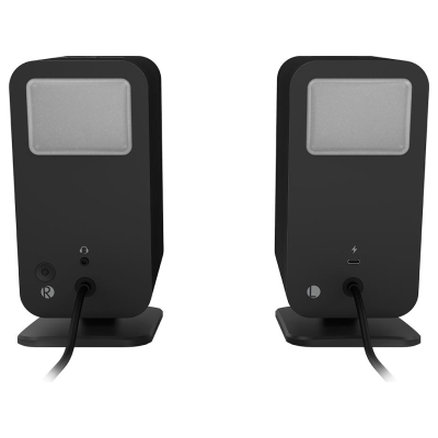 Klipsch ProMedia Lumina 2.1 Gaming Audio System with Subwoofer and LED Lighting Effects Built-in, Black