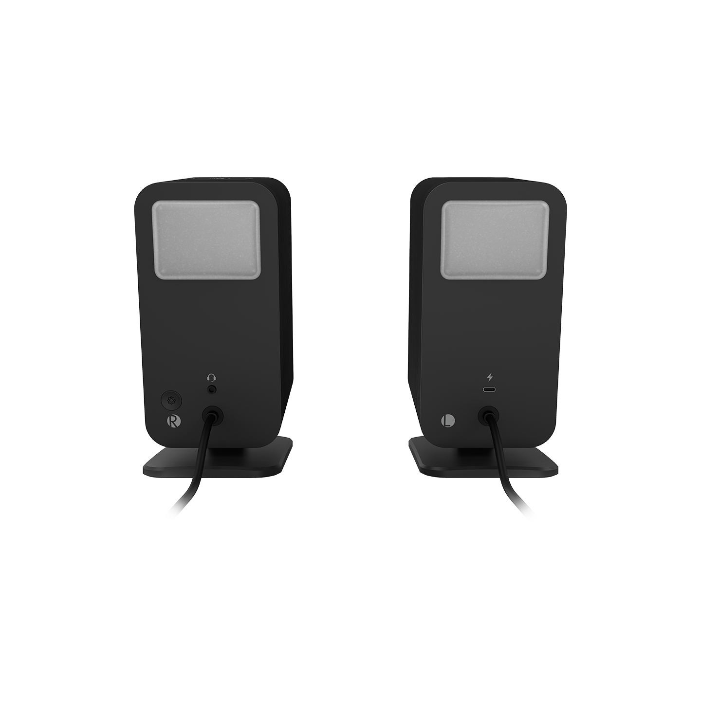 Klipsch ProMedia Lumina 2.1 Gaming Audio System with Subwoofer and LED Lighting Effects Built-in, Black