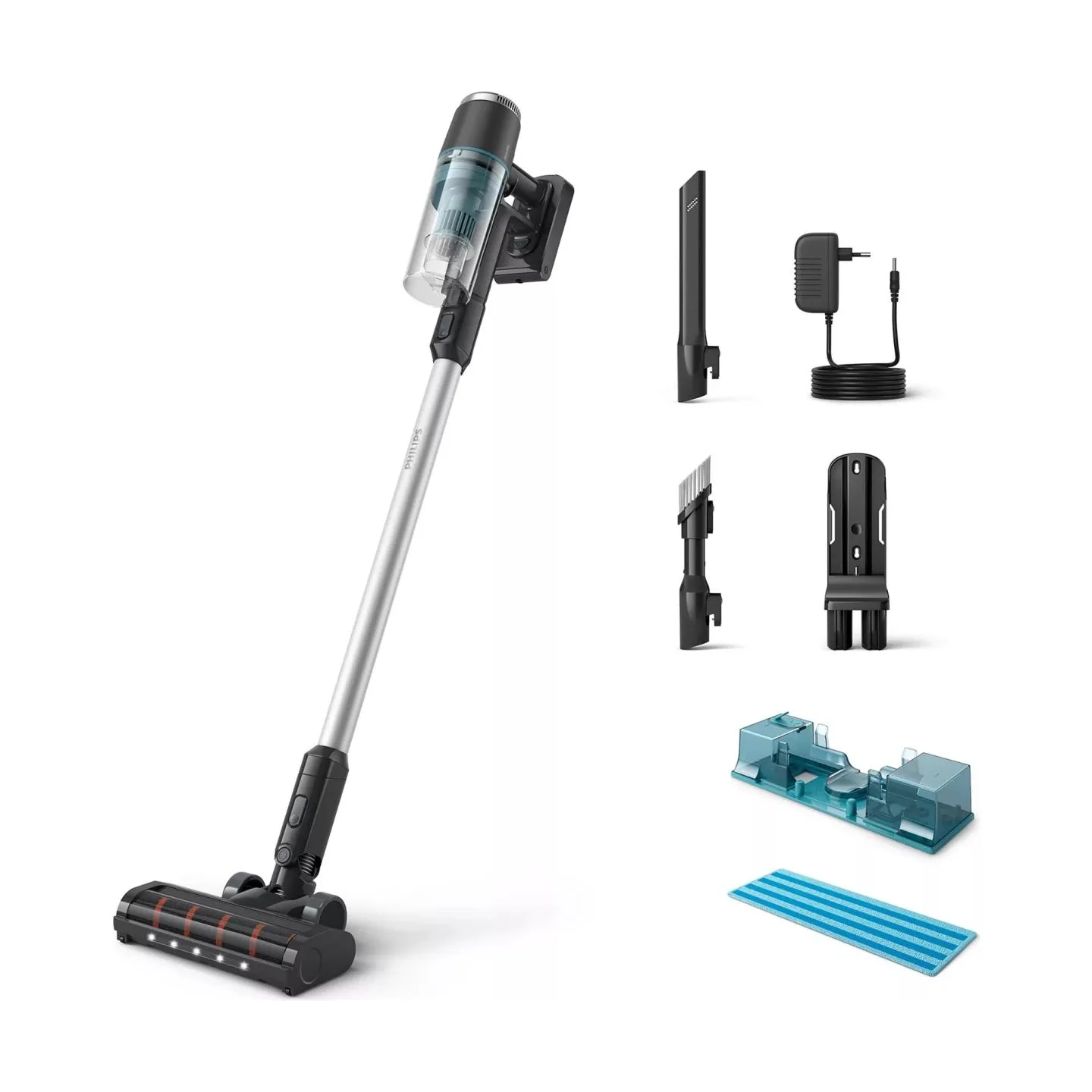 Philips 3000 Series Cordless Stick vacuum cleaner XC3133/01, Up to 60 min, 15 min of Turbo / XC3133/01