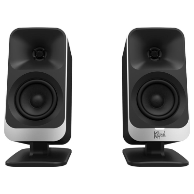 Klipsch ProMedia Lumina 2.1 Gaming Audio System with Subwoofer and LED Lighting Effects Built-in, Black