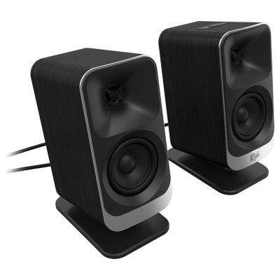 Klipsch ProMedia Lumina 2.1 Gaming Audio System with Subwoofer and LED Lighting Effects Built-in, Black