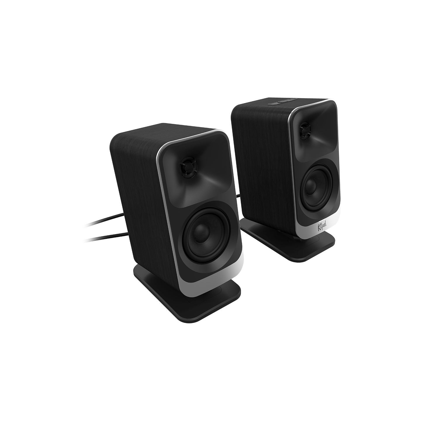 Klipsch ProMedia Lumina 2.1 Gaming Audio System with Subwoofer and LED Lighting Effects Built-in, Black
