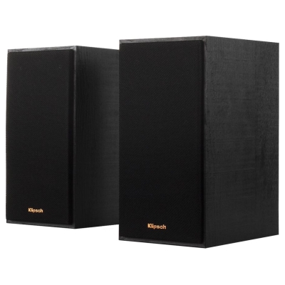 Klipsch Reference R-41PM Powered Bookshelf Speakers, Black, Pair