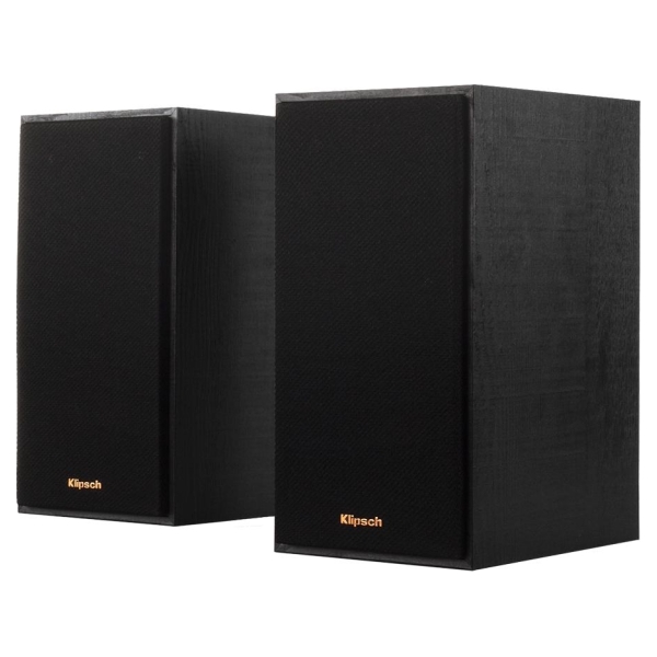 Klipsch Reference R-41PM Powered Bookshelf Speakers, Black, Pair