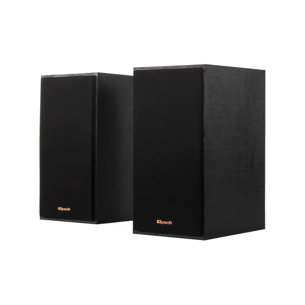 Klipsch Reference R-41PM Powered Bookshelf Speakers, Black, Pair