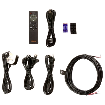 Klipsch Reference R-41PM Powered Bookshelf Speakers, Black, Pair