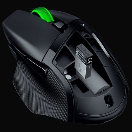 Razer Basilisk V3 X HyperSpeed Wireless Gaming mouse, Bluetooth, Optical 18000 DPI, Black / RZ01-04870100-R3G1