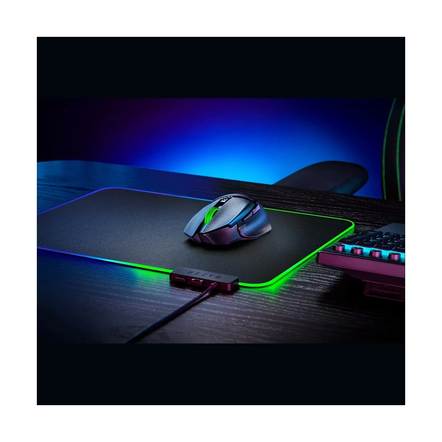 Razer Basilisk V3 X HyperSpeed Wireless Gaming mouse, Bluetooth, Optical 18000 DPI, Black / RZ01-04870100-R3G1