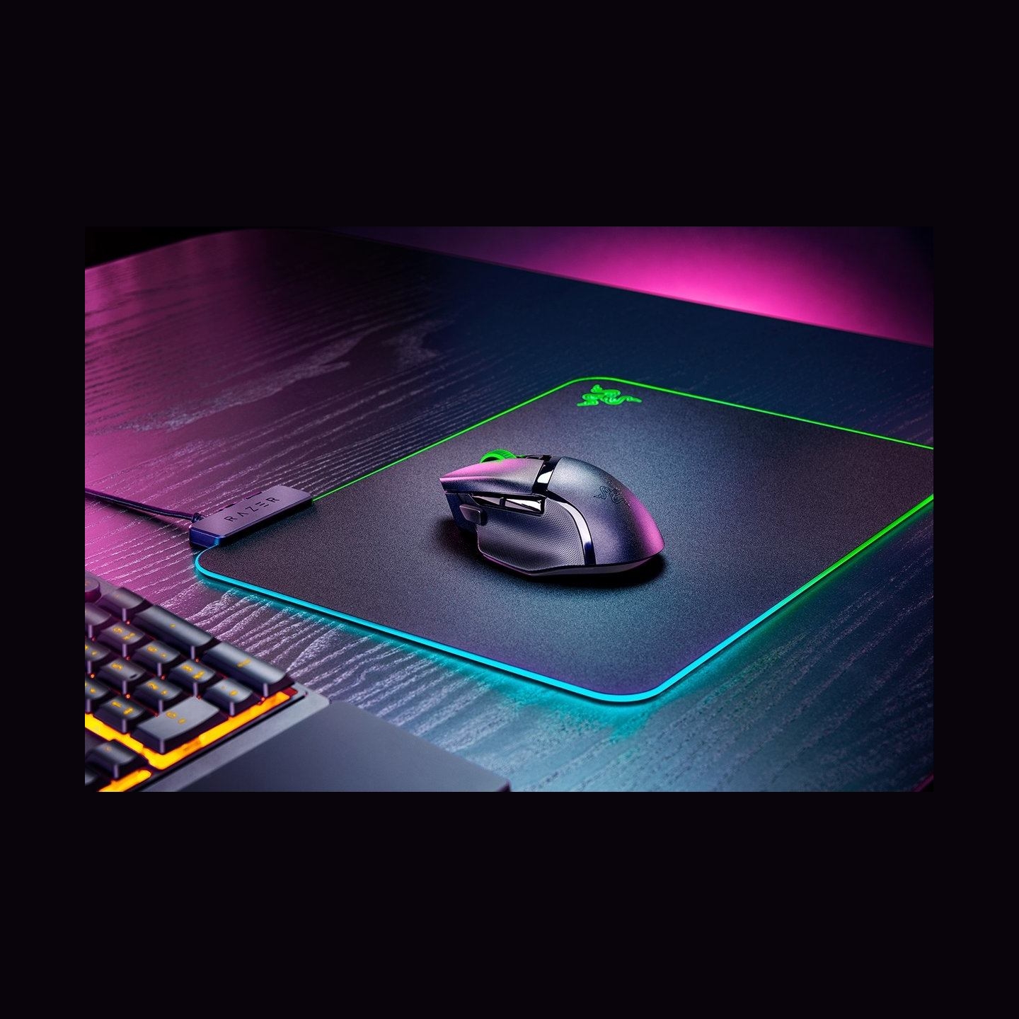 Razer Basilisk V3 X HyperSpeed Wireless Gaming mouse, Bluetooth, Optical 18000 DPI, Black / RZ01-04870100-R3G1