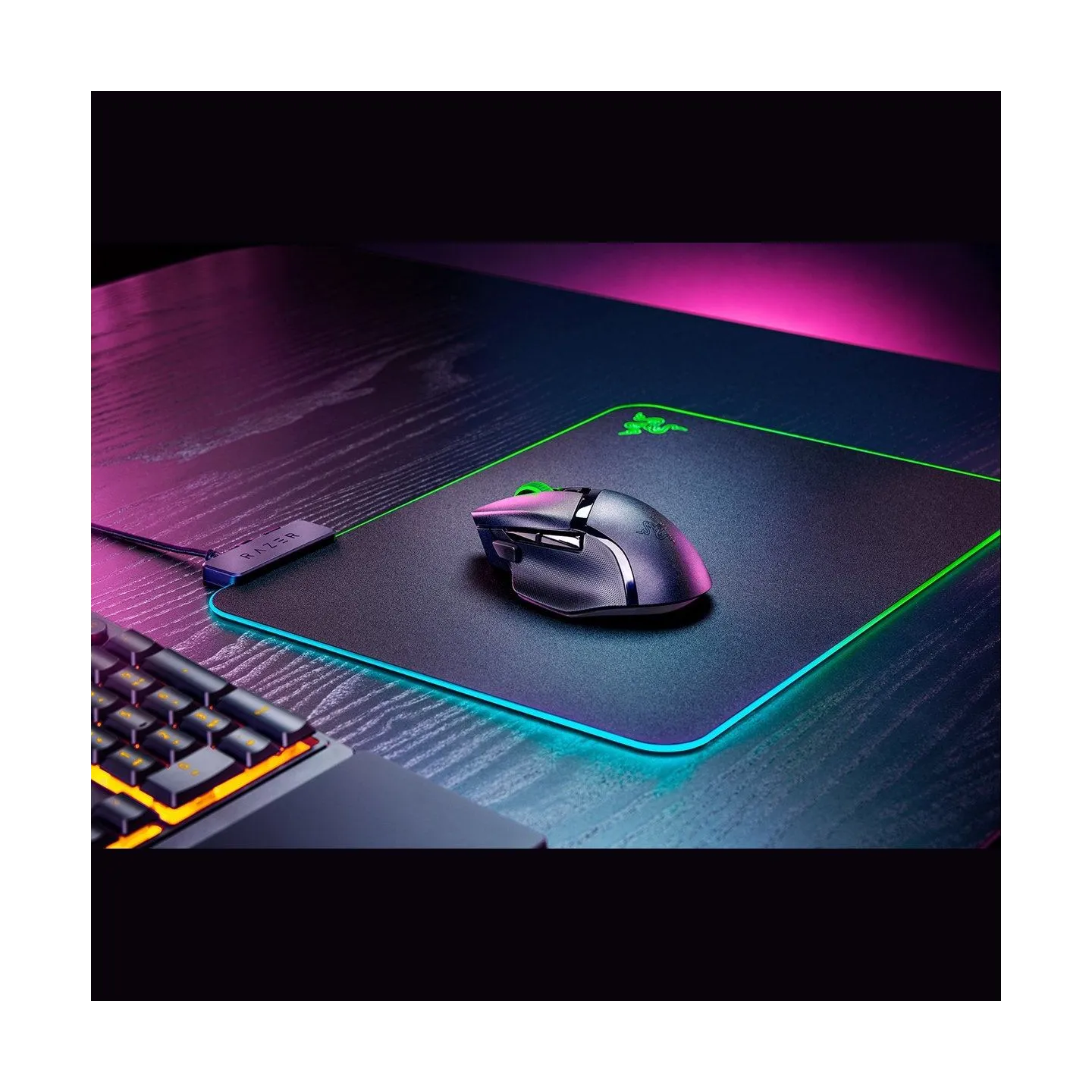 Razer Basilisk V3 X HyperSpeed Wireless Gaming mouse, Bluetooth, Optical 18000 DPI, Black / RZ01-04870100-R3G1