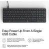 HP EliteBoard G1a AI - Ryzen 5 340, 16GB, 512GB SSD, WiFi & BT, FPR, US Backlit Spill Resistant keyboard, 675M mouse, 32Wh, Win 