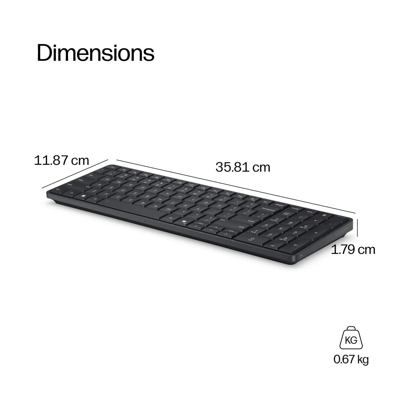 HP EliteBoard G1a AI - Ryzen 5 340, 16GB, 512GB SSD, WiFi & BT, FPR, US Backlit Spill Resistant keyboard, 675M mouse, 32Wh, Win 