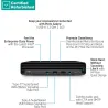 HP RENEW SILVER HP Elite 800 G9 Mini - i5-14500T, 8GB, 256GB SSD, USB Mouse, Win 11 Pro, 1 years / 622X9ETR#ABU