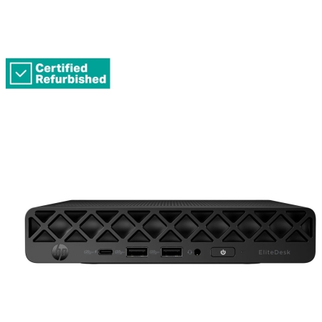 HP RENEW SILVER HP EliteDesk 8 G1i Mini - Ultra 9-285, 64GB, 1TB SSD, USB Mouse, Win 11 Home, 1 years / 5N002EAR#ABU