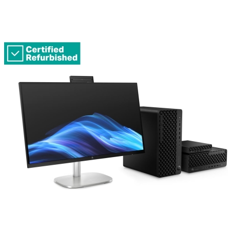 HP RENEW SILVER HP EliteDesk 8 G1i Mini - Ultra 9-285, 64GB, 1TB SSD, USB Mouse, Win 11 Home, 1 years / 5N002EAR#ABU