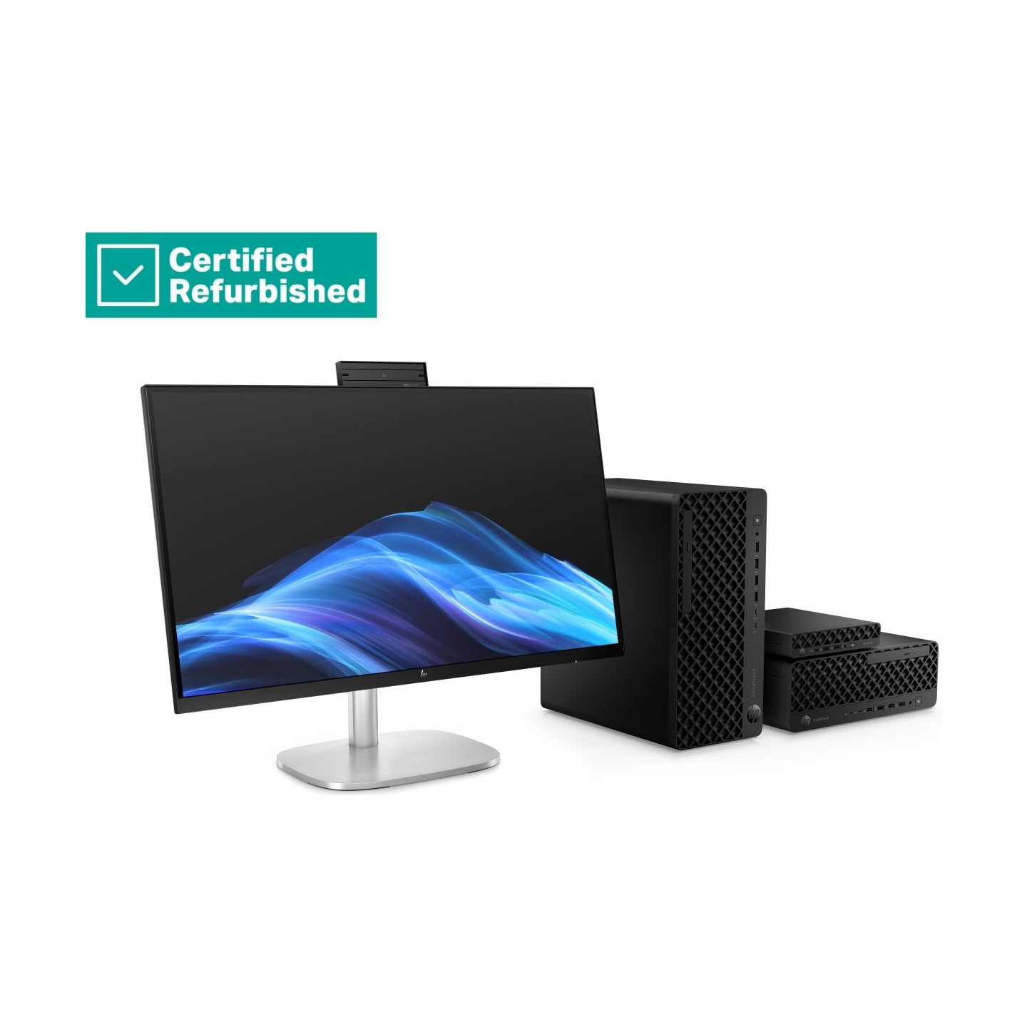 HP RENEW SILVER HP EliteDesk 8 G1i Mini - Ultra 9-285, 64GB, 1TB SSD, USB Mouse, Win 11 Home, 1 years / 5N002EAR#ABU