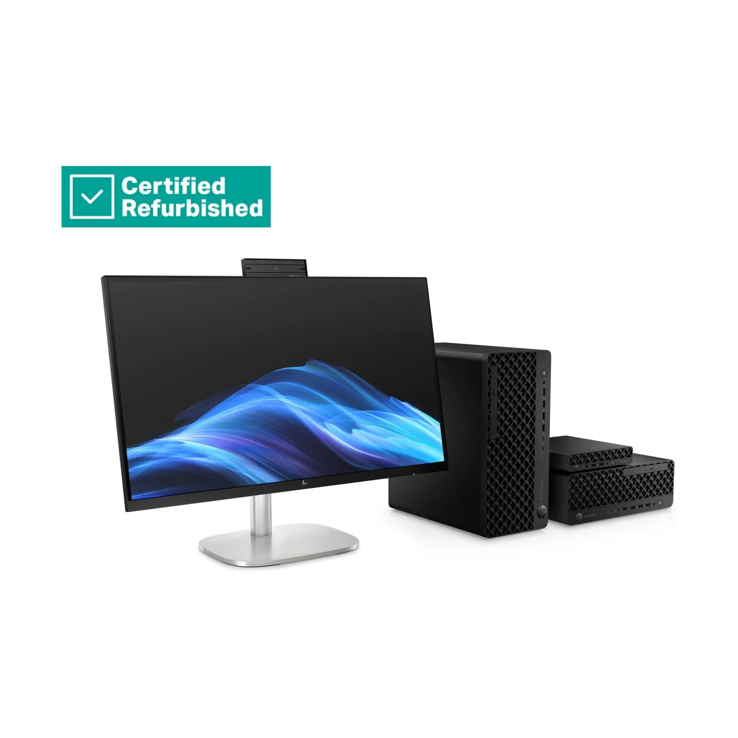 HP RENEW SILVER HP EliteDesk 8 G1i Mini - Ultra 9-285, 64GB, 1TB SSD, USB Mouse, Win 11 Home, 1 years / 5N002EAR#ABU