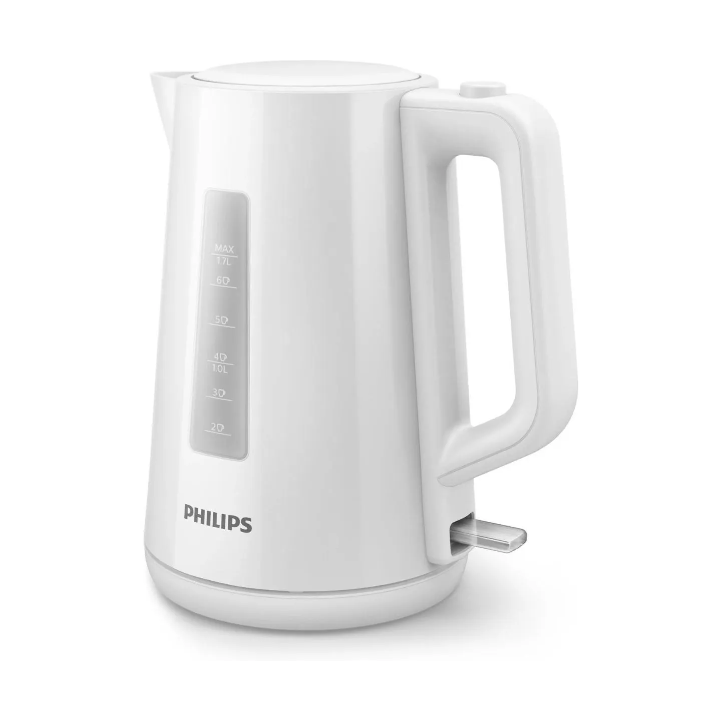 Philips Kettle HD9318/00 2200W 1.7l Orbit plastic kettle, spring lid, pilot light, white / HD9318/00