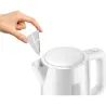 Philips Kettle HD9318/00 2200W 1.7l Orbit plastic kettle, spring lid, pilot light, white / HD9318/00
