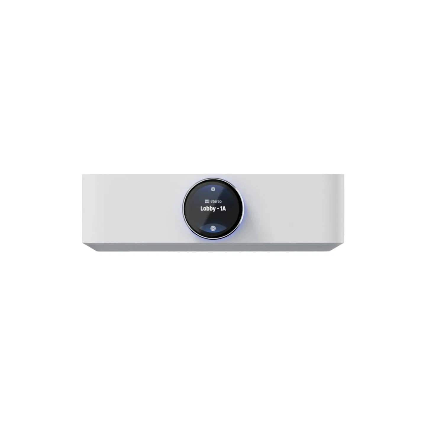 Ubiquiti UPL-Amp-W-EU Premium speaker amplifier designed for high-fidelity multi-zone audio streaming and immersive spatial soun