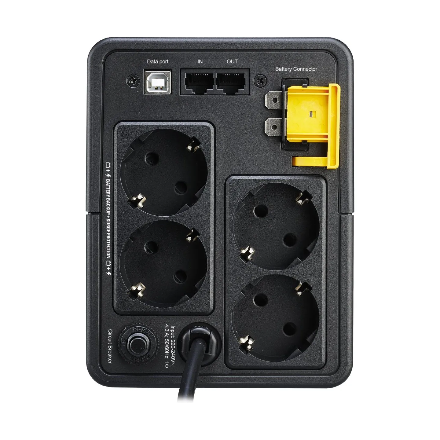 APC BACK-UPS 950VA, 230V, AVR, SCHUKO SOCKETS