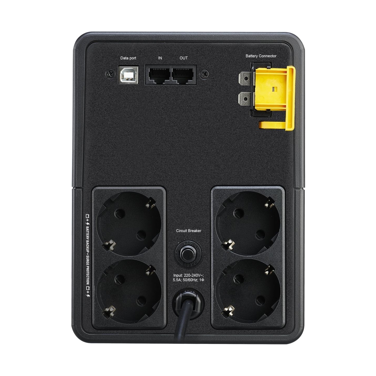 APC BACK-UPS 1200VA, 230V, AVR, SCHUKO SOCKETS