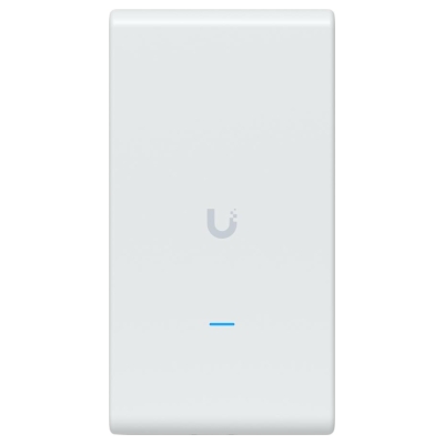 Ubiquiti U6-Mesh-Pro-EU Indoor/outdoor WiFi 6 AP with 4 spatial streams, an integrated super antenna, and a gigabit passthrough 