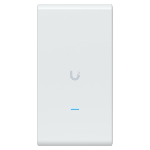 Ubiquiti U6-Mesh-Pro-EU Indoor/outdoor WiFi 6 AP with 4 spatial streams, an integrated super antenna, and a gigabit passthrough 
