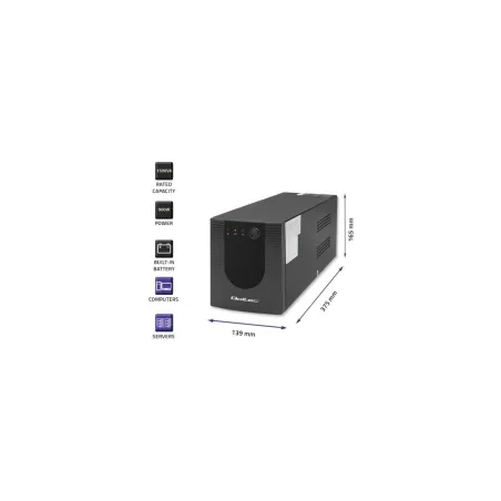 Qoltec 53776 UPS 1500VA 900W