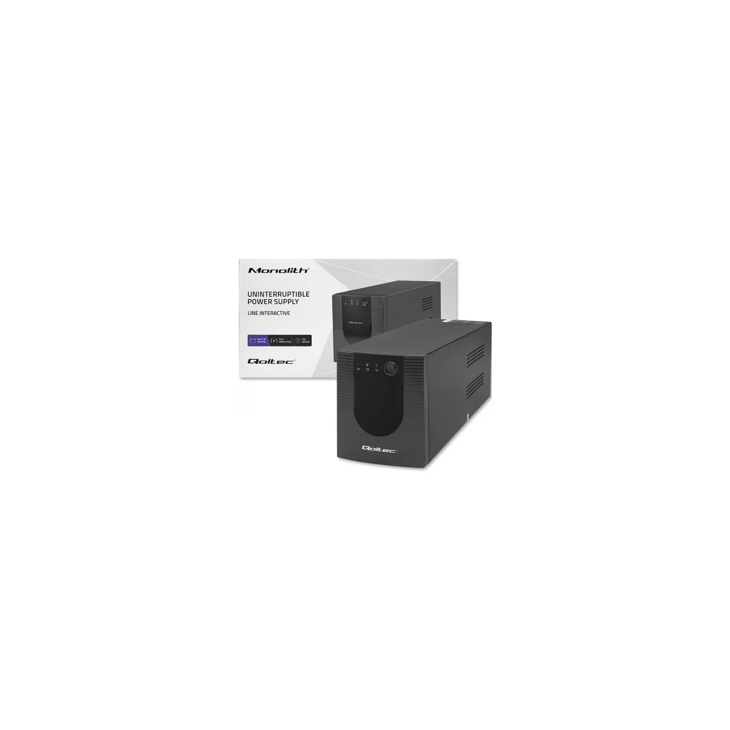Qoltec 53776 UPS 1500VA 900W