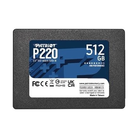 Patriot P220 SATA 3 512GB SSD 