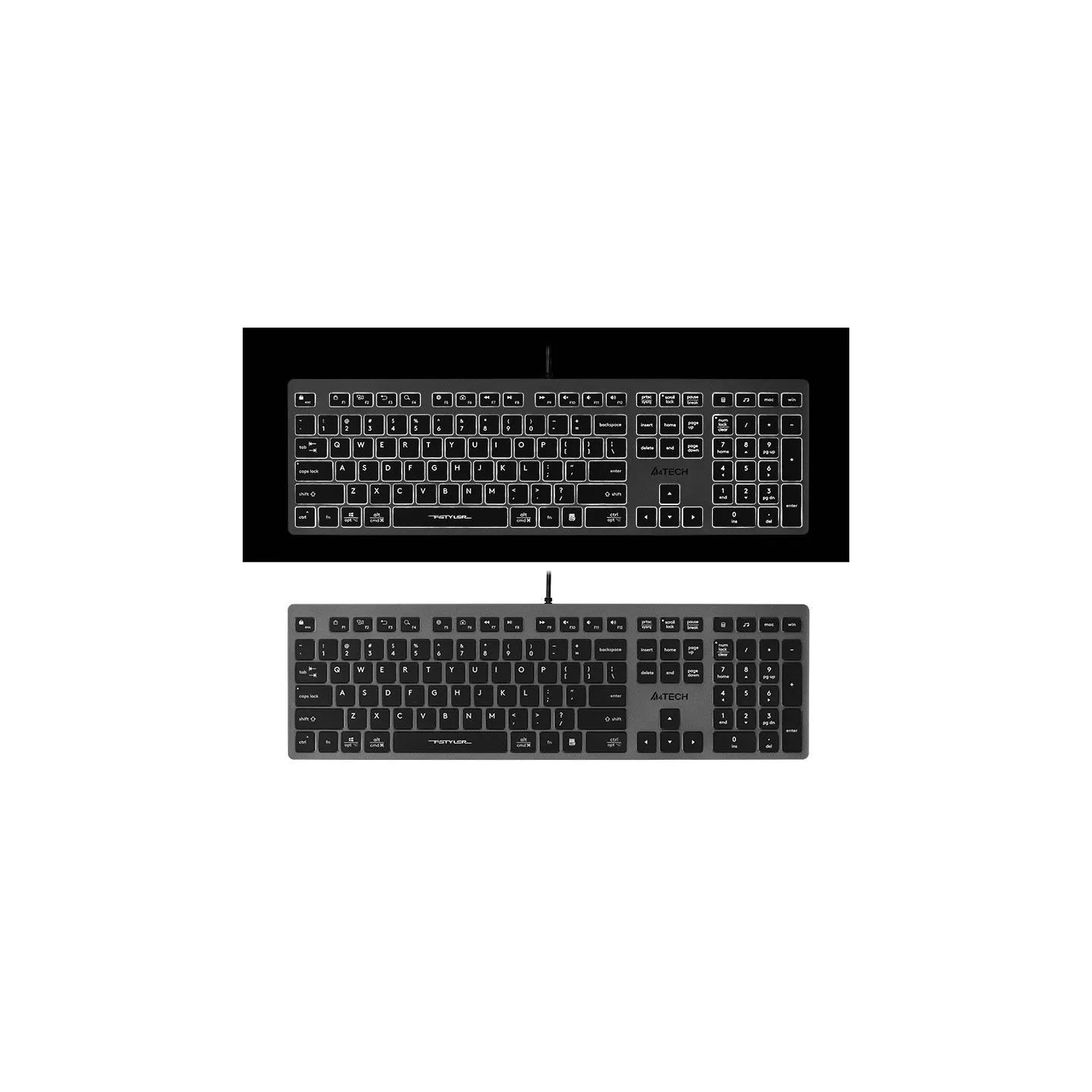 A4Tech FSTYLER FX60H White Backlit wired