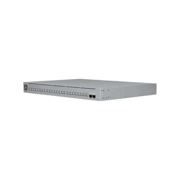Ubiquiti 24-port, Layer 3 Etherlighting switch with 2.5 GbE, 8x 2.5 GbE RJ45 ports, 16x GbE RJ45 ports, 2x 10G SFP+ ports