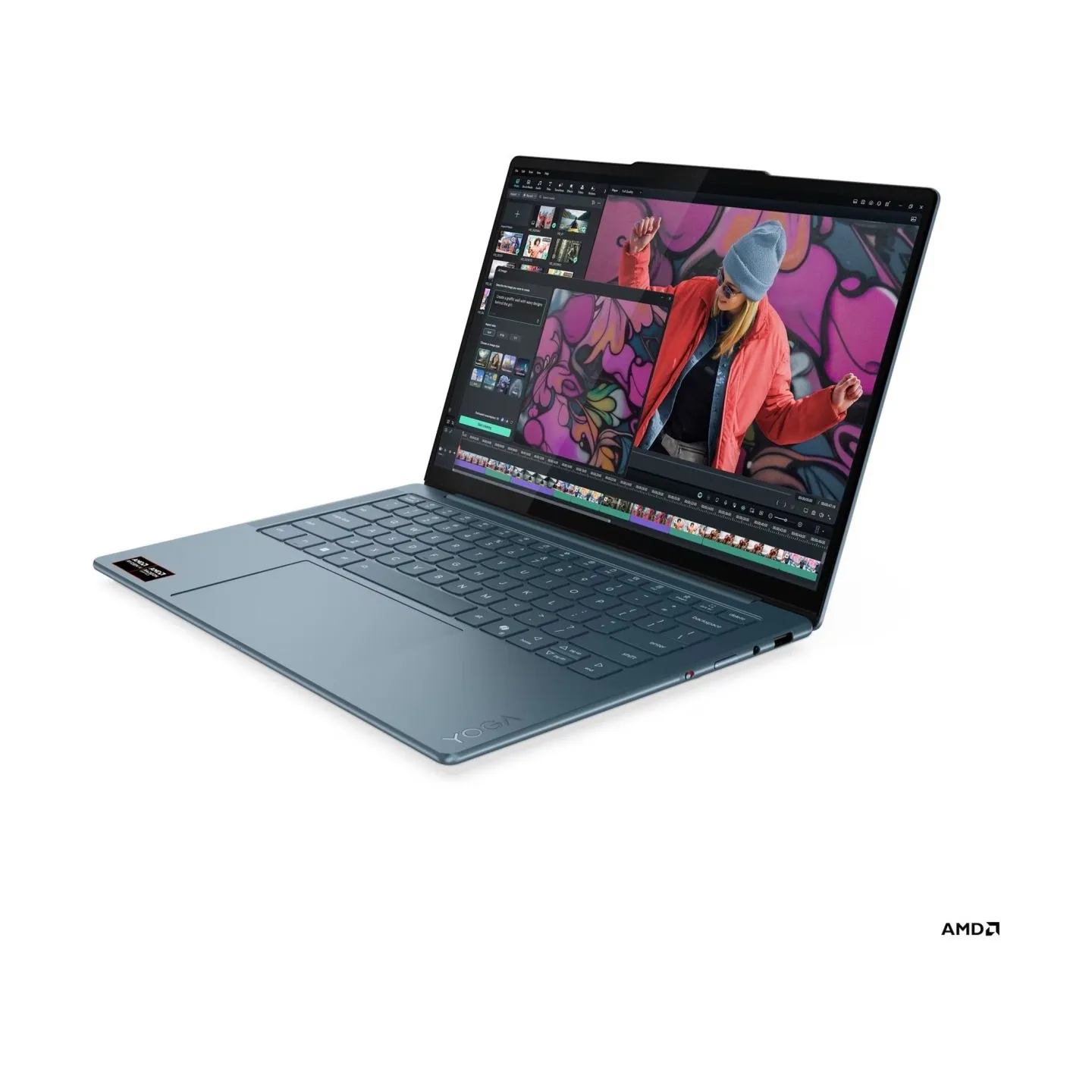 Lenovo YOGA SLIM 7 RYZEN AI 5 340/14" WUXGA (1920X1200) OLED 600NITS (PEAK) / 400NITS (TYPICAL) GLOSSY, 100% DCI-P3, 60HZ, EYESA