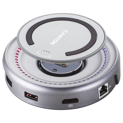 Canyon hub DS-7 7in1 USB-C Wireless Space Grey