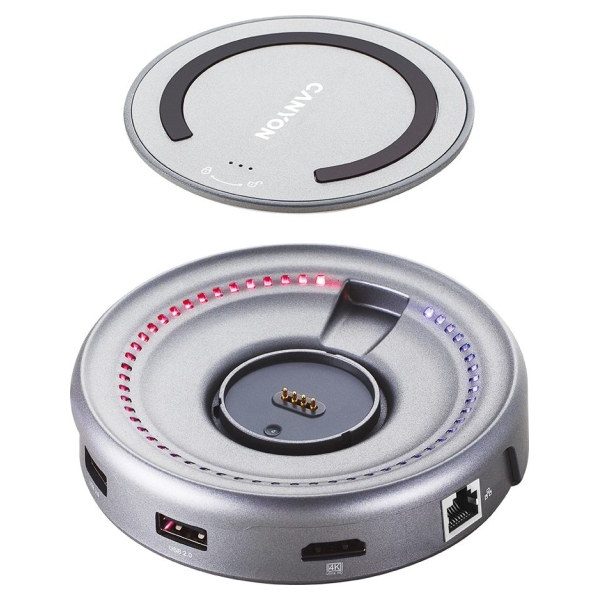 Canyon hub DS-7 7in1 USB-C Wireless Space Grey