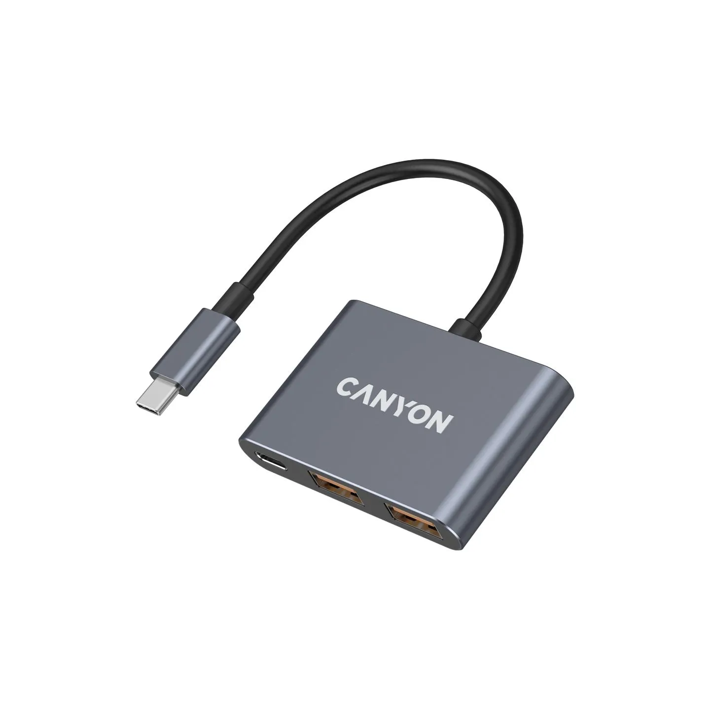 Canyon hub DS-3 3in1 USB-C Dark Grey