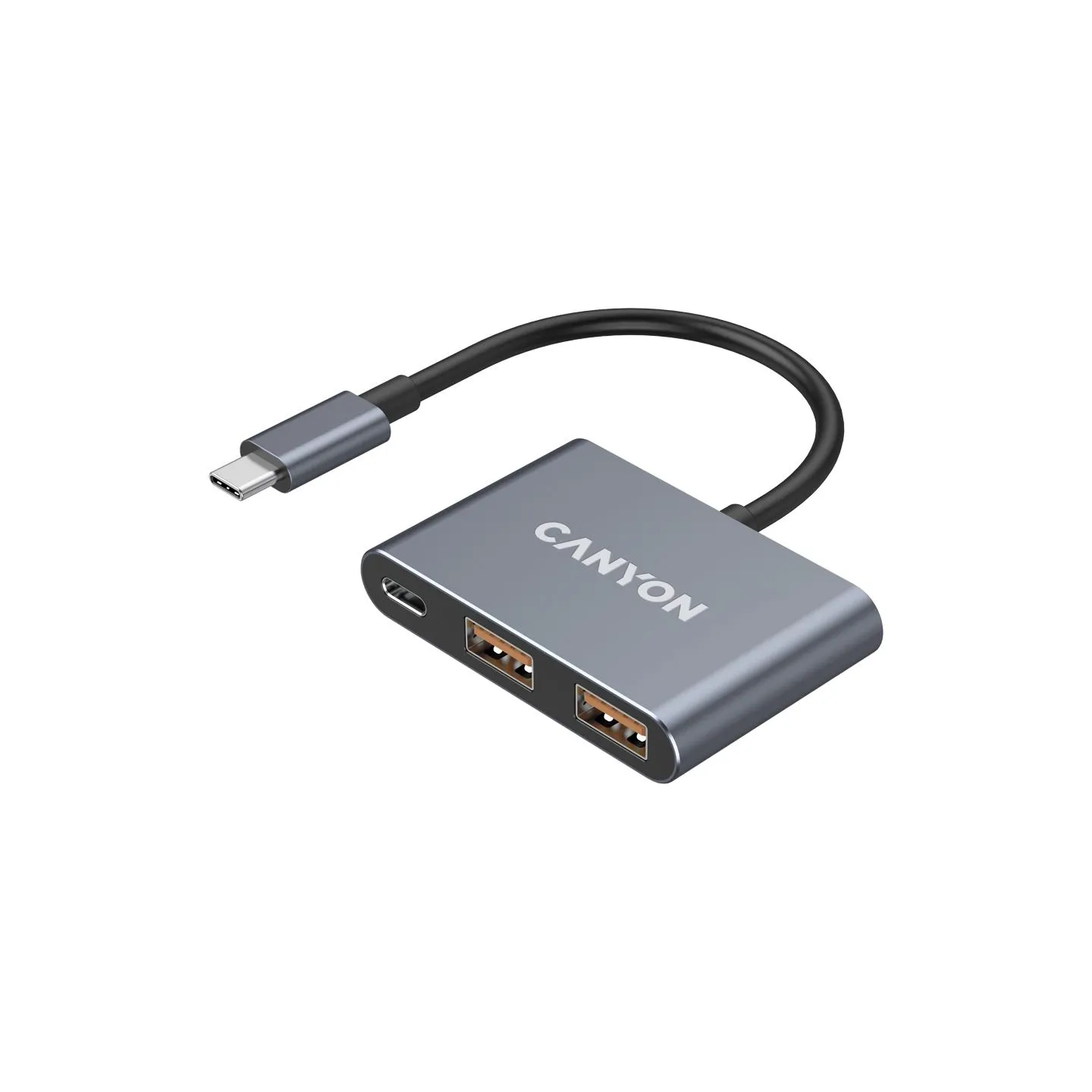 Canyon hub DS-3 3in1 USB-C Dark Grey