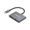 Canyon hub DS-3 3in1 USB-C Dark Grey