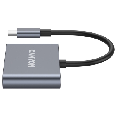 Canyon hub DS-3 3in1 USB-C Dark Grey