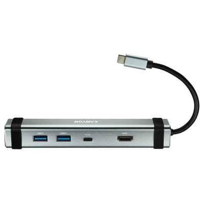 Canyon hub DS-3 4in1 USB-C Space Grey