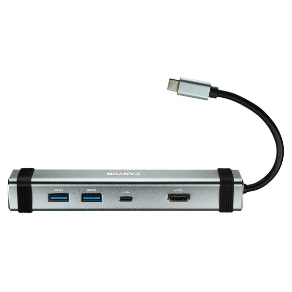 Canyon hub DS-3 4in1 USB-C Space Grey