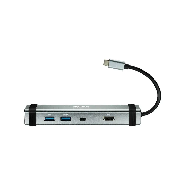 Canyon hub DS-3 4in1 USB-C Space Grey