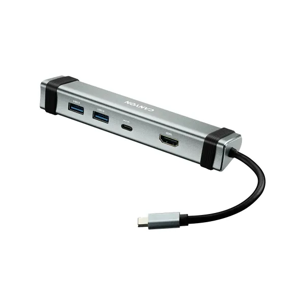 Canyon hub DS-3 4in1 USB-C Space Grey
