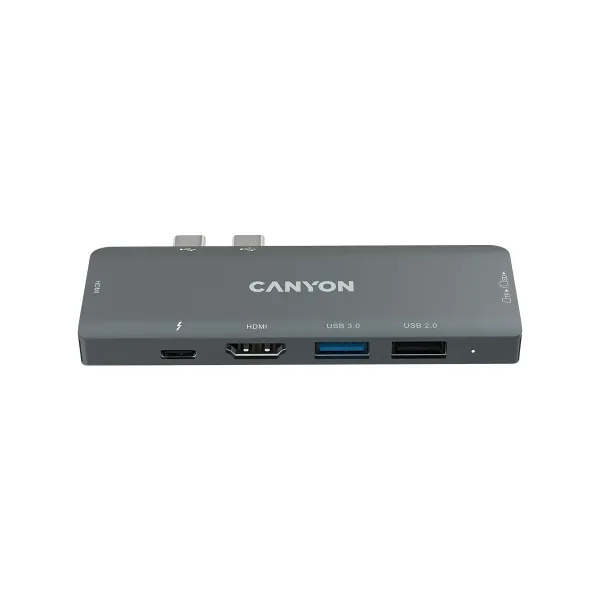 Canyon hub DS-5 7in1 Thunderbolt 3 Space Grey